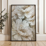 Floral 817 Canvas Art 60 x 40 cm / Black