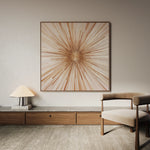 Abstract 818 Canvas Art 60 x 60 cm / Black