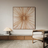 Abstract 818 Canvas Art 60 x 60 cm / Black