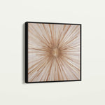 Abstract 818 Canvas Art 60 x 60 cm / Black