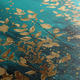 Floral 819 Canvas Art 60 x 40 cm / Black