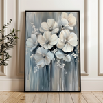 Floral 820 Canvas Art 60 x 40 cm / Black