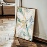Floral 821 Canvas Art 60 x 40 cm / Black