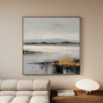 Abstract 822 Canvas Art 60 x 60 cm / Black