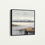 Abstract 822 Canvas Art 60 x 60 cm / Black