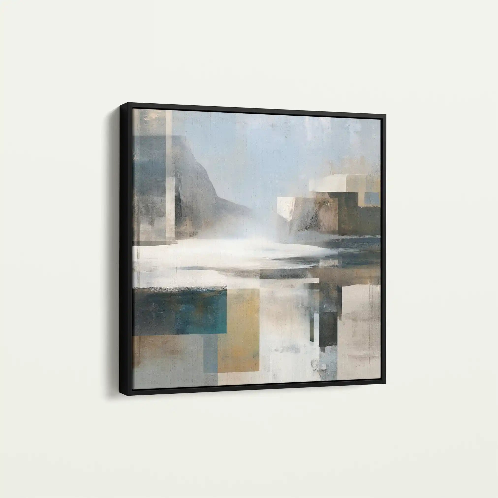 Abstract 823 Canvas Art 60 x 60 cm / Black
