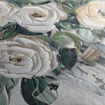 Floral 824 Canvas Art 60 x 40 cm / Black