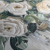 Floral 824 Canvas Art 60 x 40 cm / Black