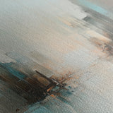 Abstract 825 Canvas Art 60 x 60 cm / Black