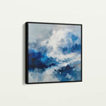 Abstract 826 Canvas Art 60 x 60 cm / Black