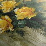 Floral 826 Canvas Art 60 x 40 cm / Black