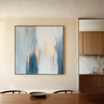 Abstract 827 Canvas Art 60 x 60 cm / Black