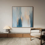 Abstract 827 Canvas Art 60 x 60 cm / Black