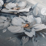 Floral 827 Canvas Art 60 x 40 cm / Black