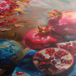 Floral 828 Canvas Art 60 x 40 cm / Black