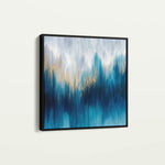 Abstract 830 Canvas Art 60 x 60 cm / Black