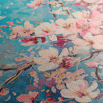 Floral 830 Canvas Art 60 x 40 cm / Black