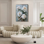 Floral 831 Canvas Art 60 x 40 cm / Black