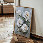 Floral 831 Canvas Art 60 x 40 cm / Black