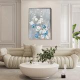 Floral 835 Canvas Art 60 x 40 cm / Black
