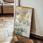 Floral 836 Canvas Art 60 x 40 cm / Black