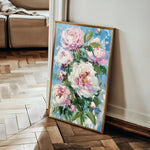 Floral 837 Canvas Art 60 x 40 cm / Black
