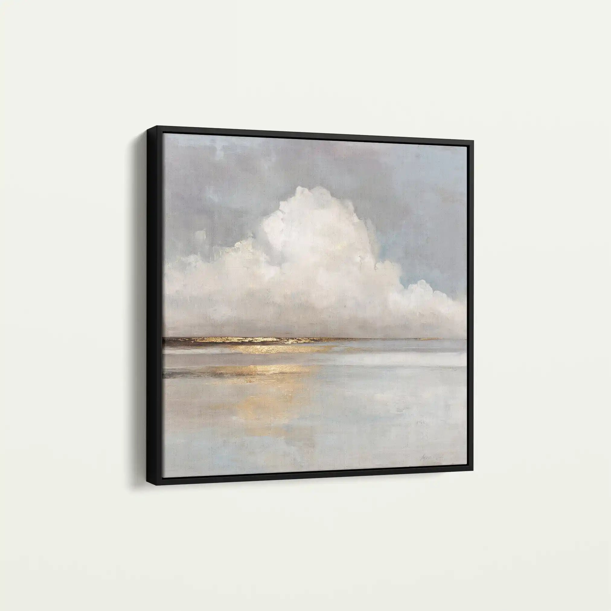 Abstract 838 Canvas Art 60 x 60 cm / Black
