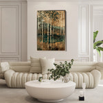 Floral 838 Canvas Art 60 x 40 cm / Black