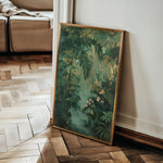 Floral 841 Canvas Art 60 x 40 cm / Black