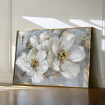 Floral 842 Canvas Art 60 x 40 cm / Black