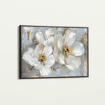 Floral 842 Canvas Art 60 x 40 cm / Black