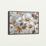 Floral 843 Canvas Art 60 x 40 cm / Black