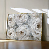Floral 844 Canvas Art 60 x 40 cm / Black