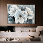 Floral 846 Canvas Art 60 x 40 cm / Black