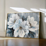 Floral 846 Canvas Art 60 x 40 cm / Black