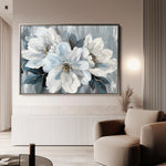 Floral 846 Canvas Art 60 x 40 cm / Black