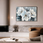 Floral 846 Canvas Art 60 x 40 cm / Black