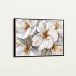 Floral 848 Canvas Art 60 x 40 cm / Black