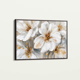 Floral 848 Canvas Art 60 x 40 cm / Black