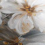 Floral 848 Canvas Art 60 x 40 cm / Black