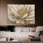 Floral 849 Canvas Art 60 x 40 cm / Black