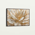 Floral 849 Canvas Art 60 x 40 cm / Black