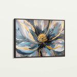 Floral 850 Canvas Art 60 x 40 cm / Black