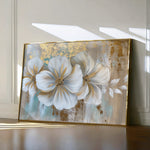 Floral 851 Canvas Art 60 x 40 cm / Black