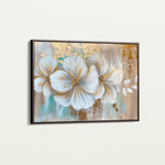 Floral 851 Canvas Art 60 x 40 cm / Black