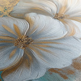 Floral 851 Canvas Art 60 x 40 cm / Black