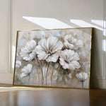 Floral 854 Canvas Art 60 x 40 cm / Black