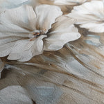 Floral 854 Canvas Art 60 x 40 cm / Black