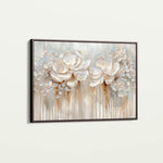 Floral 855 Canvas Art 60 x 40 cm / Black