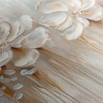 Floral 855 Canvas Art 60 x 40 cm / Black